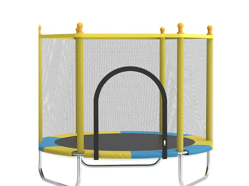 55″ Kids Trampoline With Safety Enclosure Indoor Or Outdoor - TourGo ...