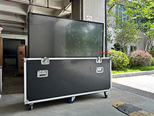 Customized size 32” 50” 55” 65″ 85” Motorised lift tv flight case motor lift plasma transport case