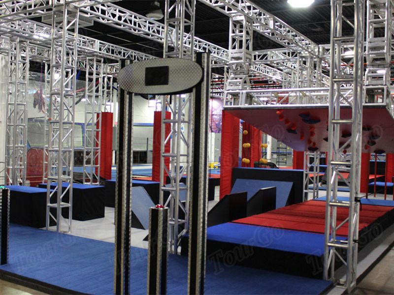 TourGo Children New Adventure Play Item Obstacle Course Adult Ninja Warrior Course Indoor playground