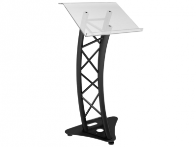 Plexiglass Black Truss Lectern