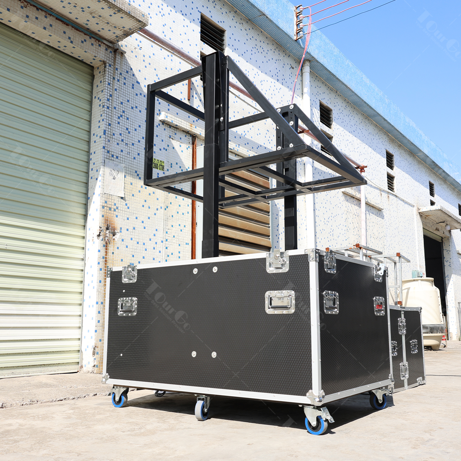 ATA Automatic Lifting Rack Flight Case for Projectors & Moisture-Proof Road Boxes