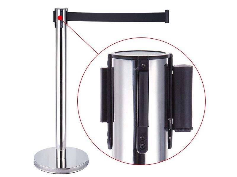 6.55ft Retractable Crowd Control Stanchions-4