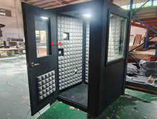 w127xd127xh216cm enhanced wall soundproof whisper recording booth vocal voice over booth