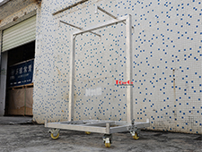 Portable Rolling Trolly Vertical Storage Stage Cart for 8pcs 4′W Stage Decks