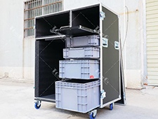 Icebox Microwave oven Coffee Cart Workstation Flight Case