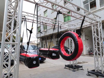 Indoor outdoor playground backyard gym American Ninja warrior hanging obstacles course