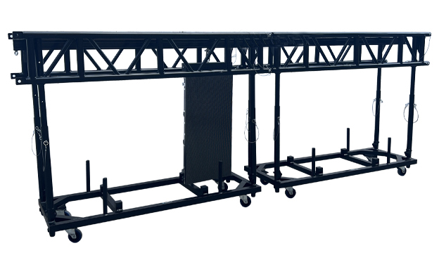 Pre rig truss design for led screen