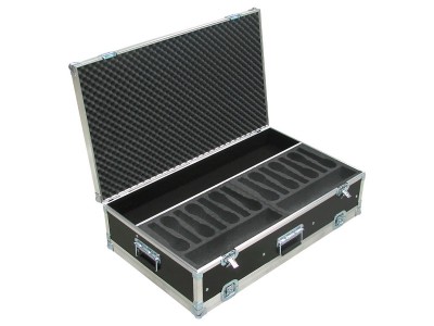 Double-sided suitcase for the microphones and accessories