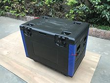 Environmental waterproof detachable small volume collapsible utility trunk road case for led panel