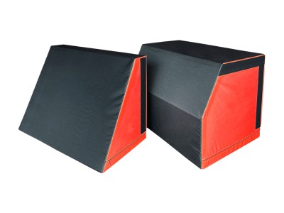 Equipment  Parkour Pop Up Parkour 2-Section Slant Wall
