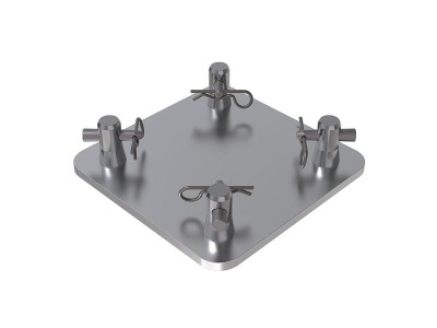Aluminum base plate fit F14 square truss (100mm)