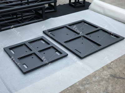 36” x 36” Tomcat Style  black base plate (Black)