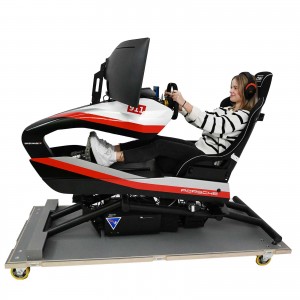 Transport case for racing simulator