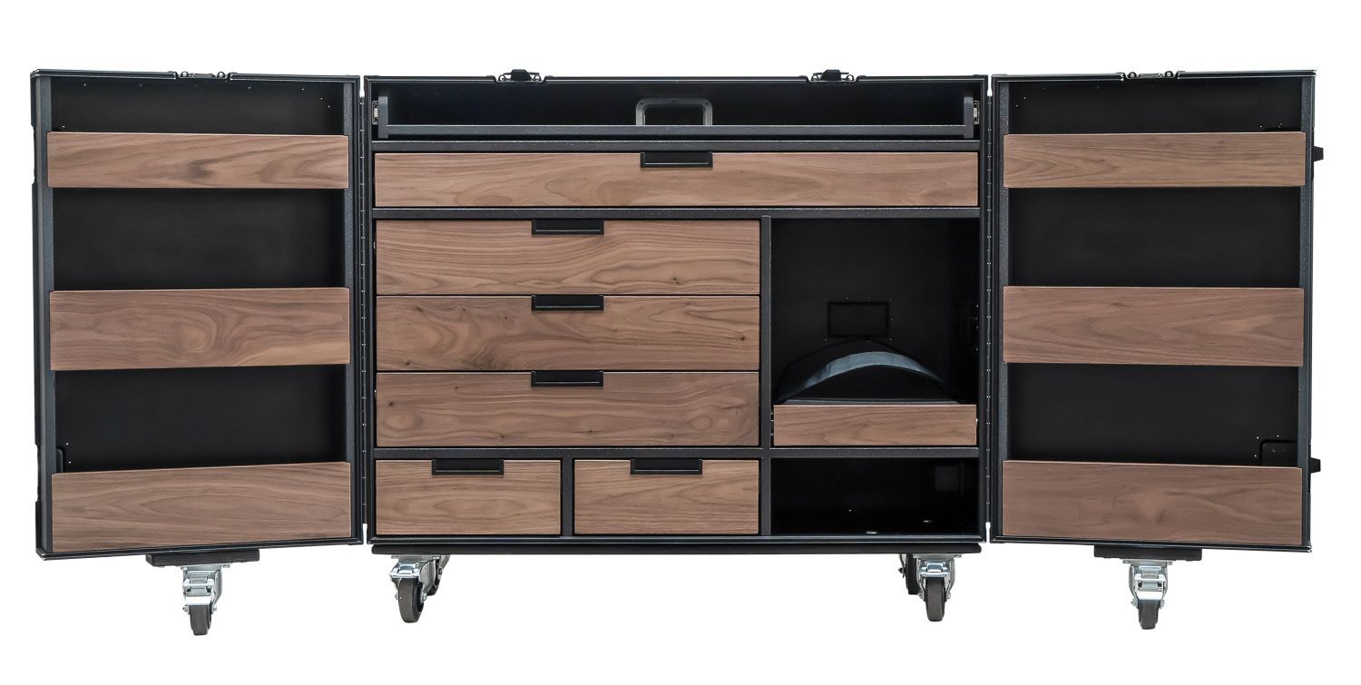 6 6 Drawer Production Flight Case