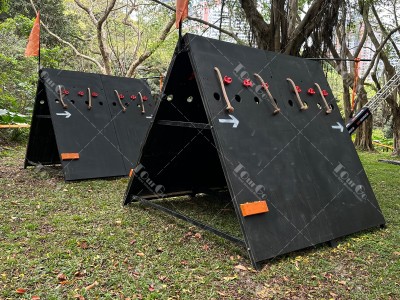 Spartan Race Obstacles A-Frame Climbing OCR Training Olympus Wall Outdoor With Rock-climbing
