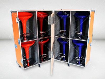 Bar stool portable transport flight case