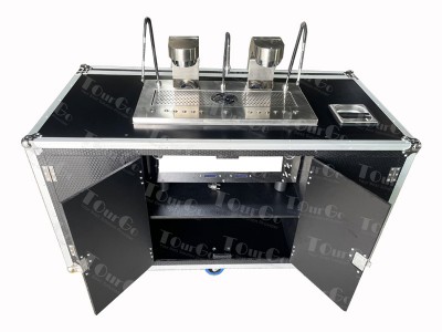 Custom Mobile Cart Build Out Road Case Espresso Coffee Machine Cart