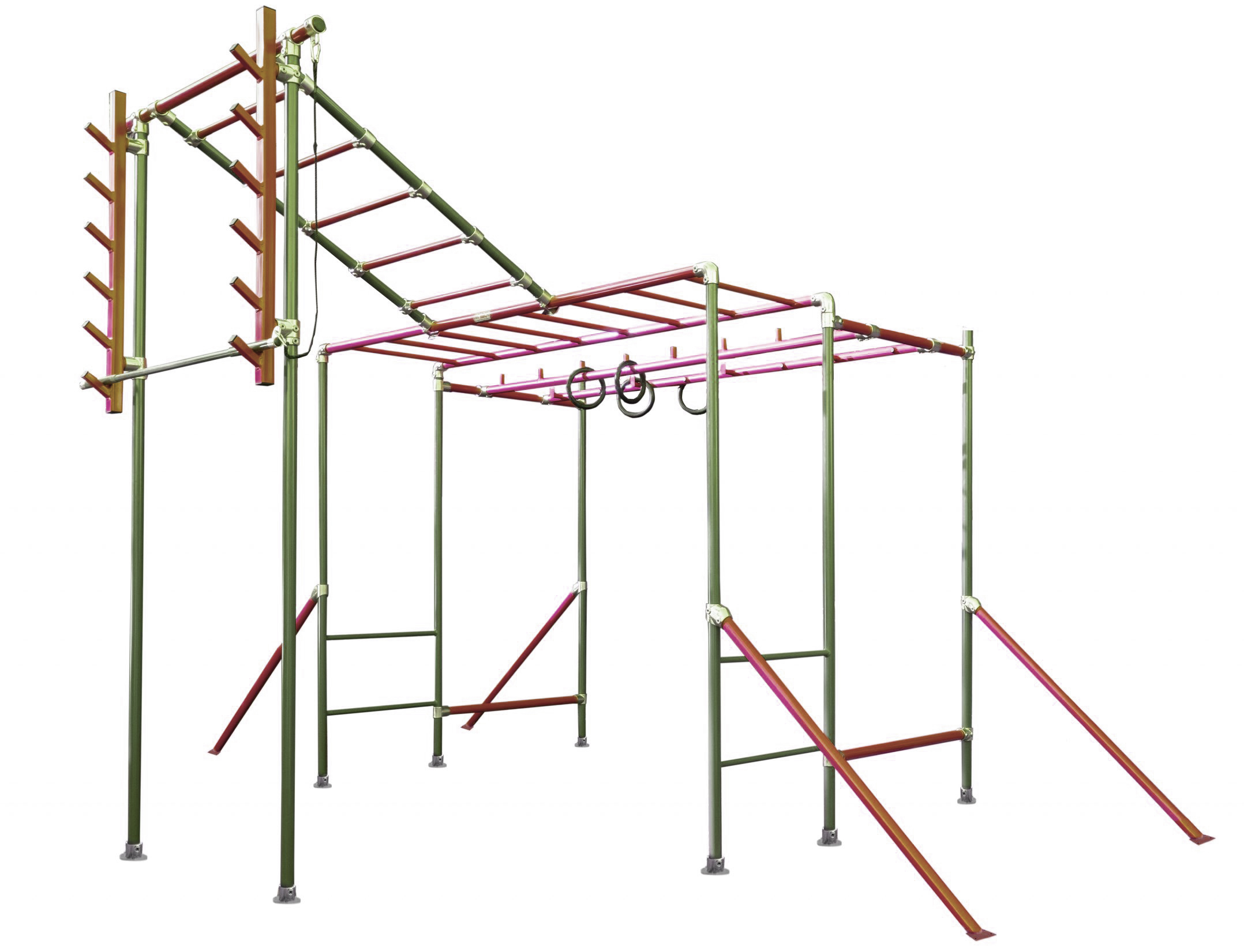 Outdoor Swing Set physical training climbing frame mental monkey bars