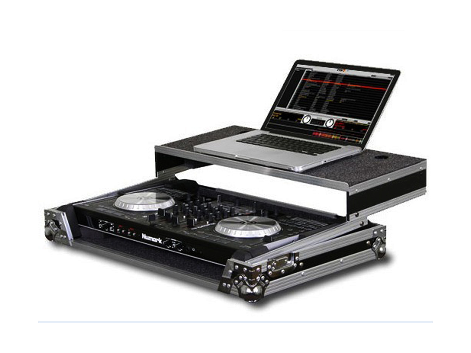 flight case for Pioneer SR with laptop stand
