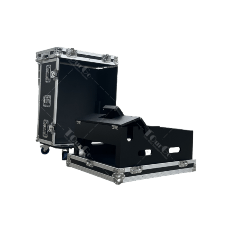 Dual Dell Touch Screen Monitor P2418HT Screen Flight case With Rack Space