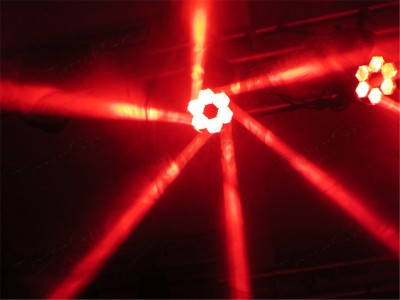 6pcs LED Moving Head Beam Lighting