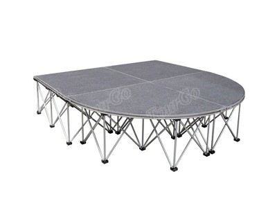 6′x6′ Rounded Front Drum Riser