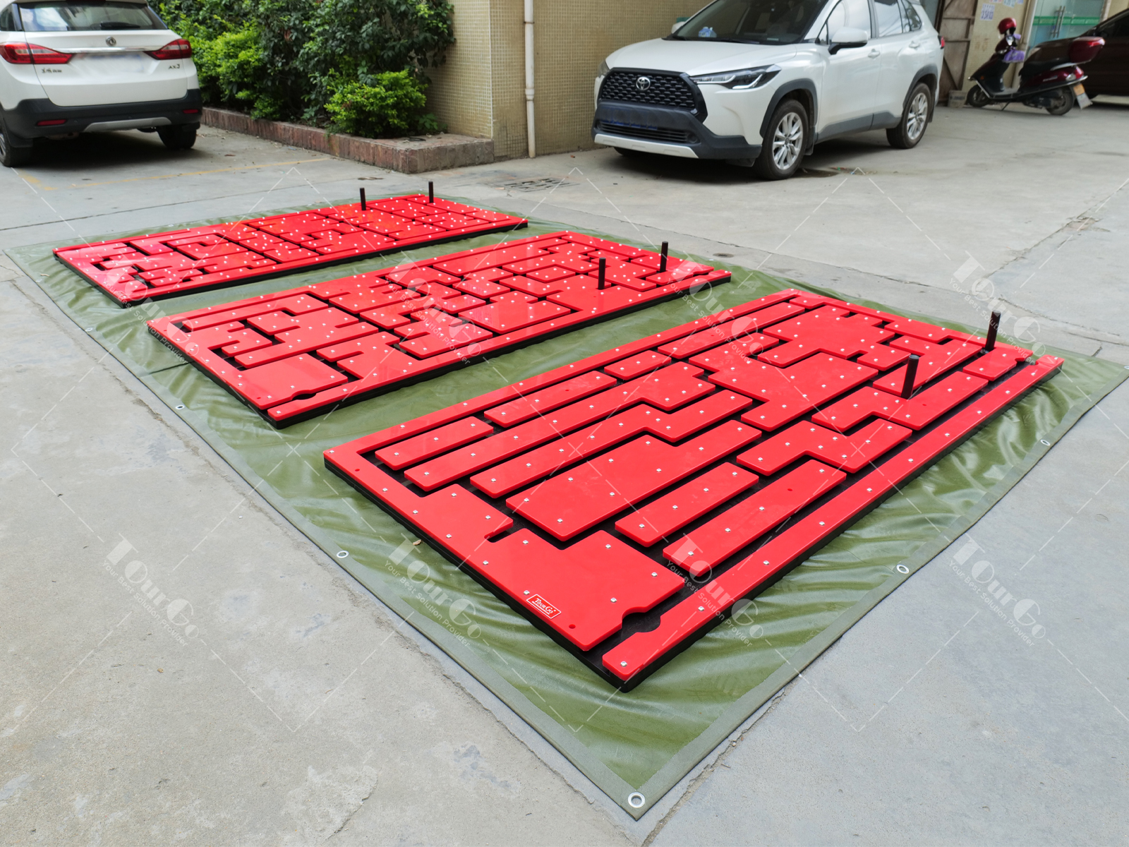 7Ninja Warrior peg wall