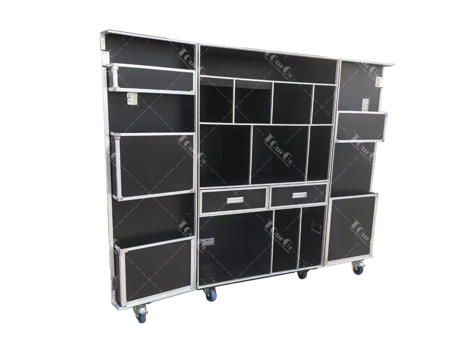 Custom super big drum kit flight case