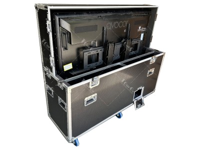Customized Size Electric Power Lift Plasma TV Flight Cases