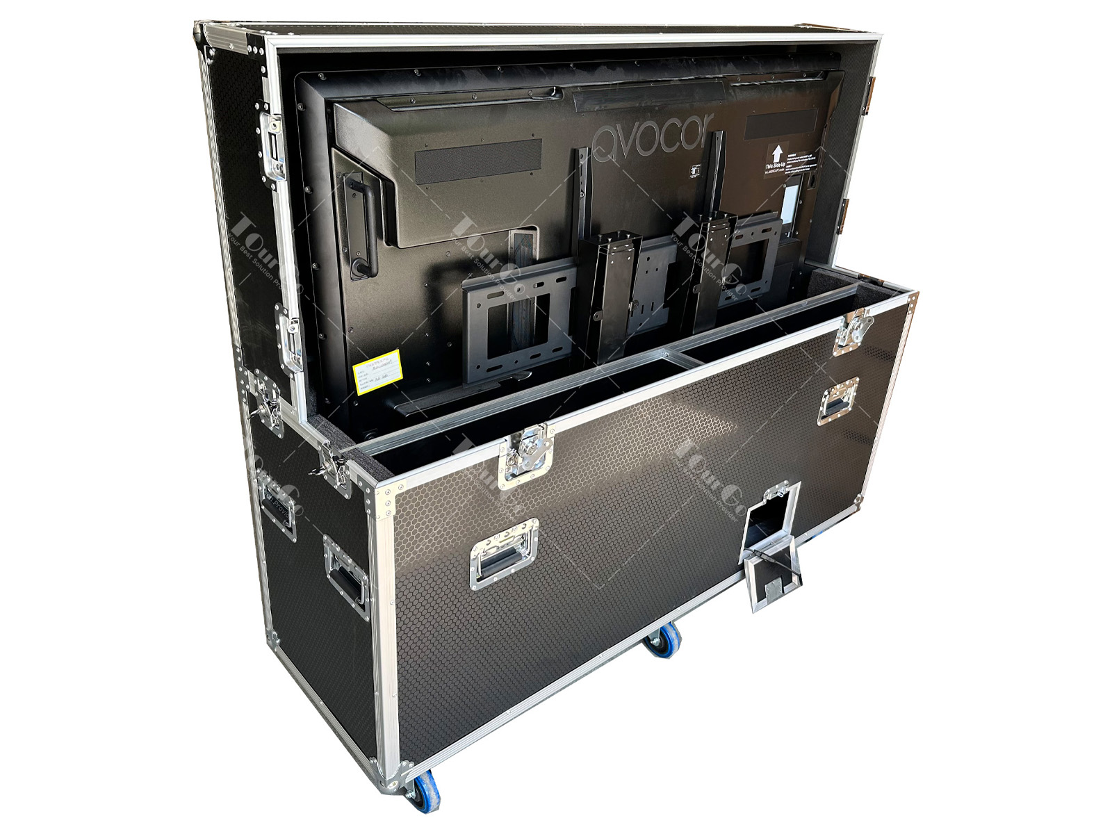 Customized Size Electric Power Lift Plasma TV Flight Cases