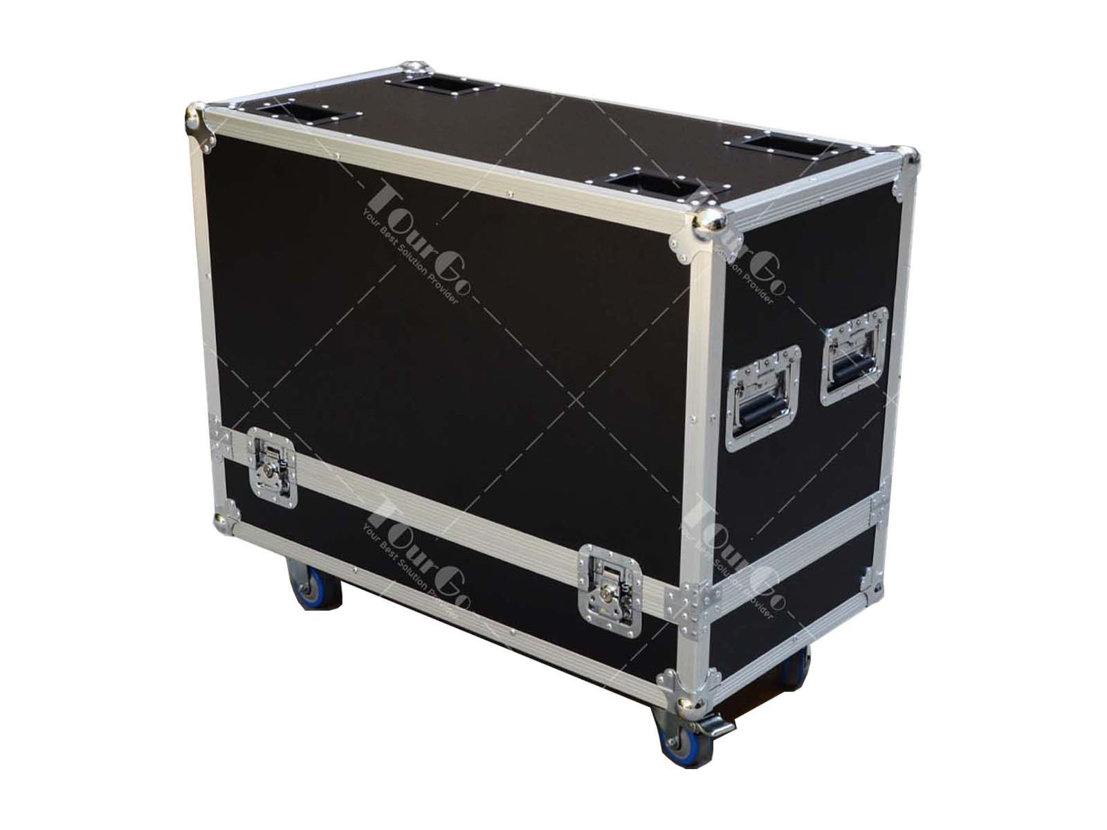 JBL EON 615 Holds 2 speakers flight case