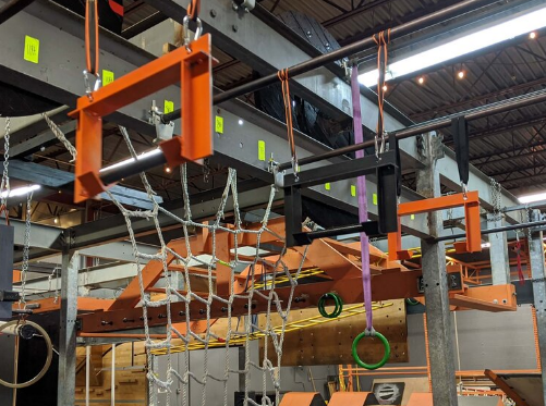 7Floating Monkey Bars