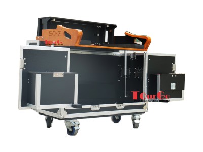 Flip flight case for Allen &Heath SQ-7 with doghause 15cm depth