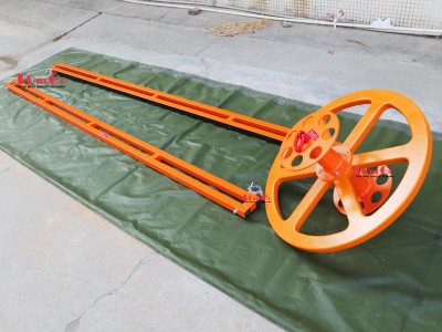 Ninja warrior climb obstacles wheel roller (orange)