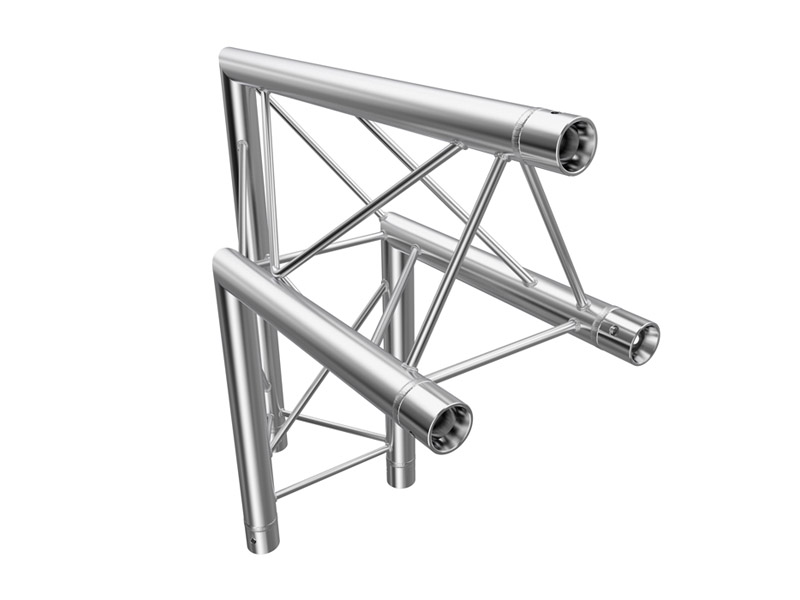 F23 Tri Truss 2 Way 90° Vertical Corner (Apex Outside)