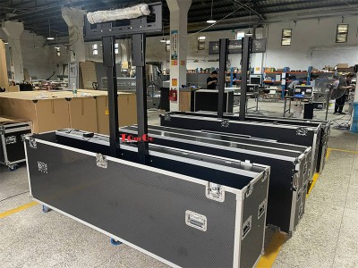 Portable Motorised Electrical LED LCD TV Lift Flight Road case for 100 Inch Plasma Screen