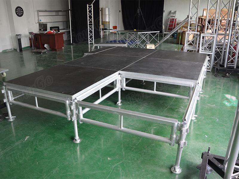 Aluminum Stage Frame with Stage Platform for Outdoor Stage Rental ...