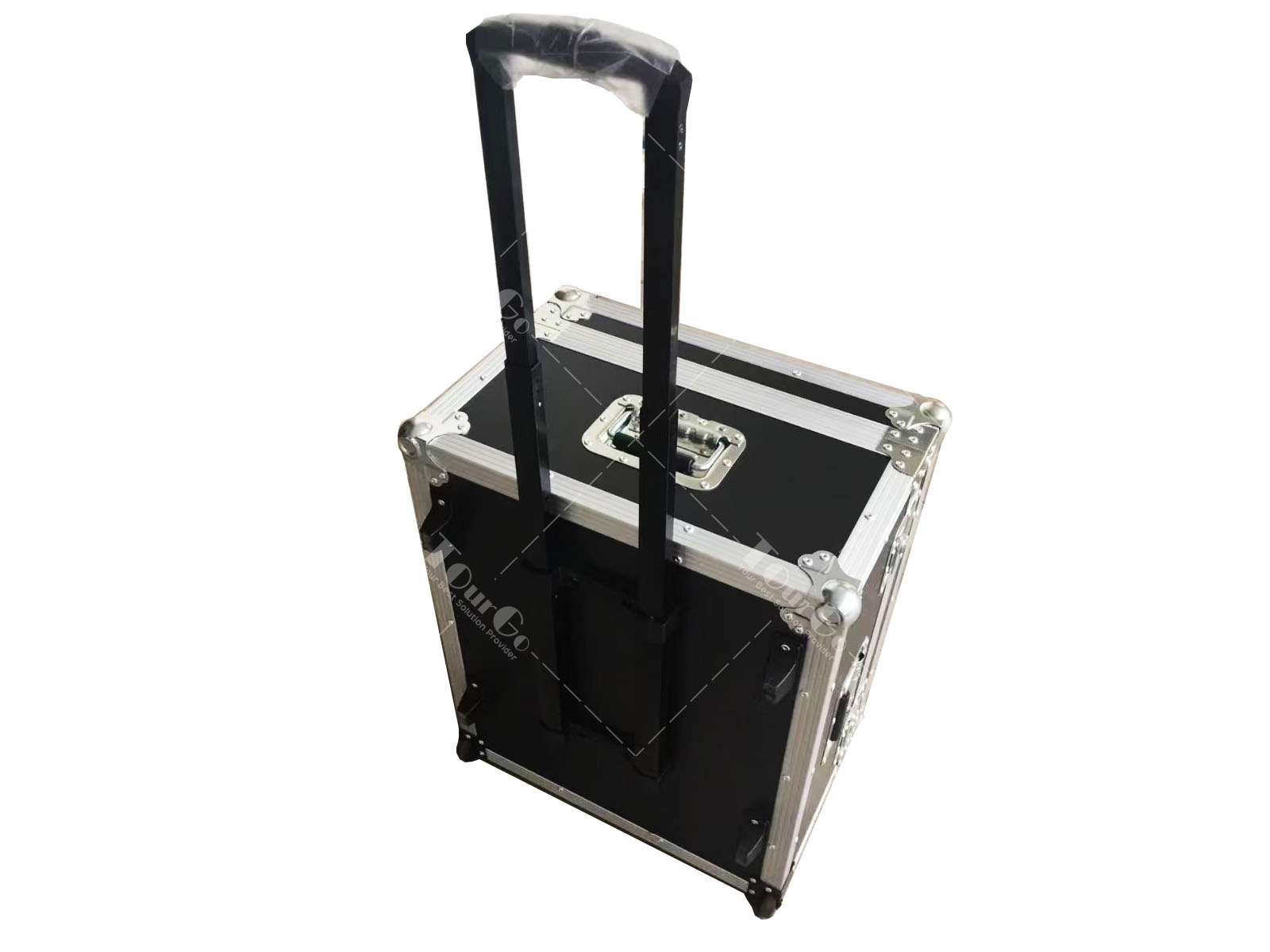 Aluminium Alloy Skeleton Built-In Aluminum Tie Rod Iron Middle Wheel Draw-Bar Box Flight Case