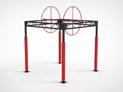 7 UIPM Obstacle Big Wheels