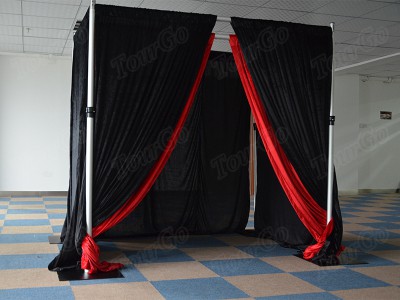 TourGo 7ft wedding pipe and drape kits for sale