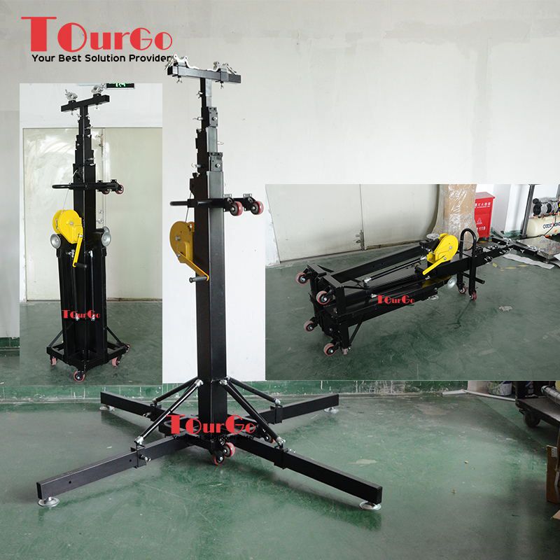 Tourgo Heavy Duty Truss Crank Stand 7m Height Stage Lighting Lift Tower