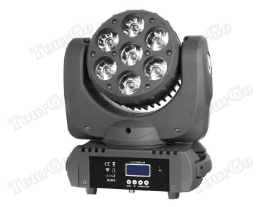 7pcs LED Beam Moving Head Light