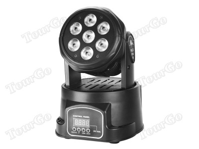 7x12W RGBW LED Moving Head Light Wash