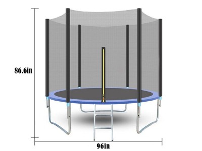 8'+Round+Kid+_+Toddler+Trampoline1