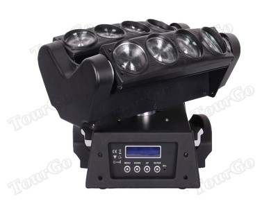 8 Eyes 8x12W LED Spider Beam Moving Head Light
