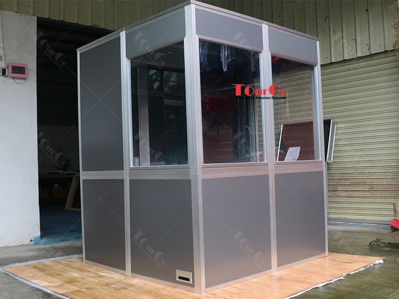 High Quality and Sound Proof Translation Booth Simultaneous Interpreter with 2 Person