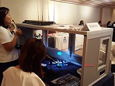 Lightweight Table Top Translation Booth For 2 Interpreters