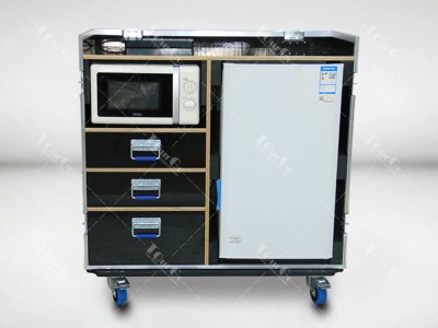 8 bar counter flight cases