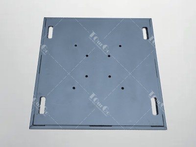 12″ Tomcat Truss Base Plate 36” x 36”  –  Black Coated Thomas type Raised Top & Base Plates