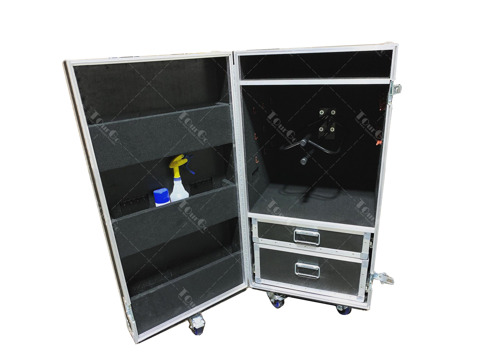 High Quality Small Horse Trainer Flight Case with two drawers